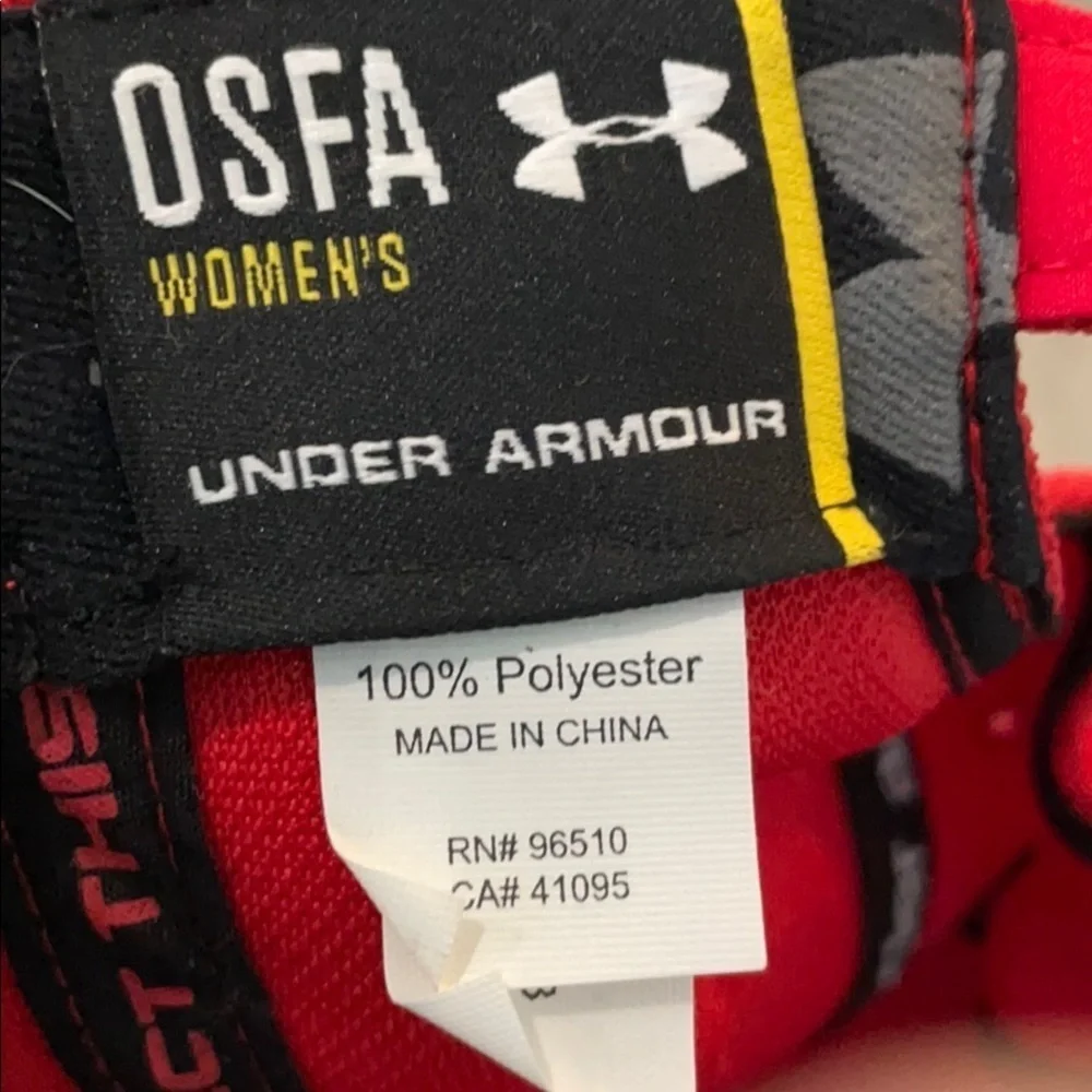 Under Armour Women Training Heatgear Logo Red Cap